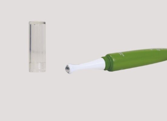 10-25ml D19mm Empty Cosmetic Plastic Tube with Massage Stainless Steel Ball for Eye Cream