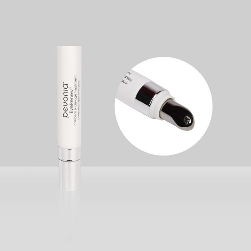D19mm 10-25ml Custom Cosmetic Squeeze Tubes with Various Massage Applicators for Eye & Lip Care